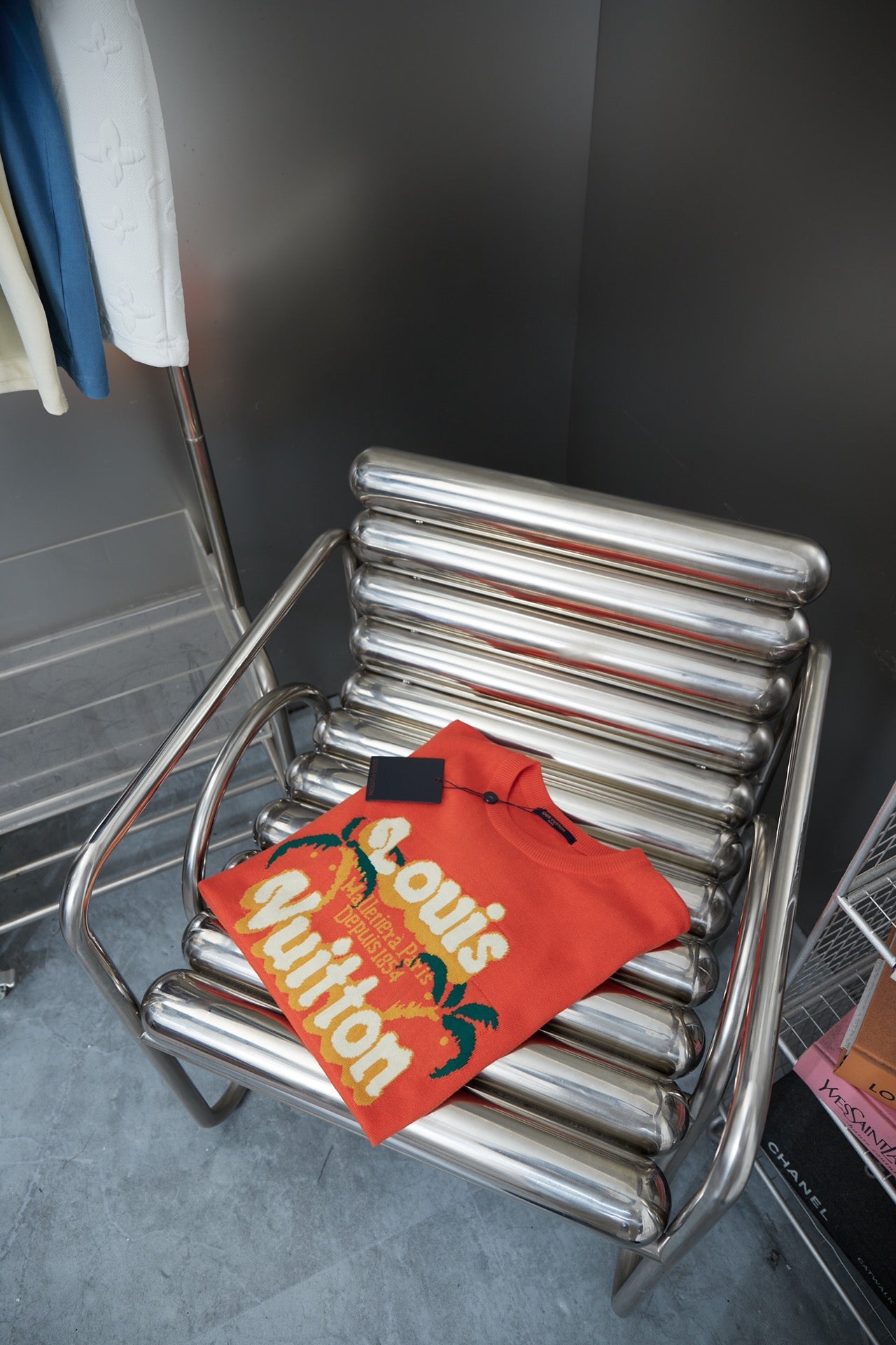 Coconut tree knitwear t-shirt