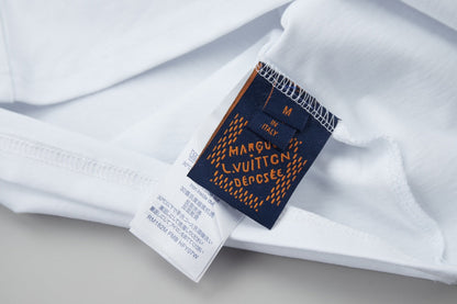 Simple letter printing t-shirt