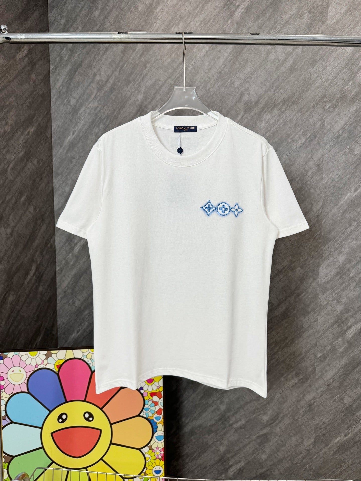 Simple versatile style print t-shirt