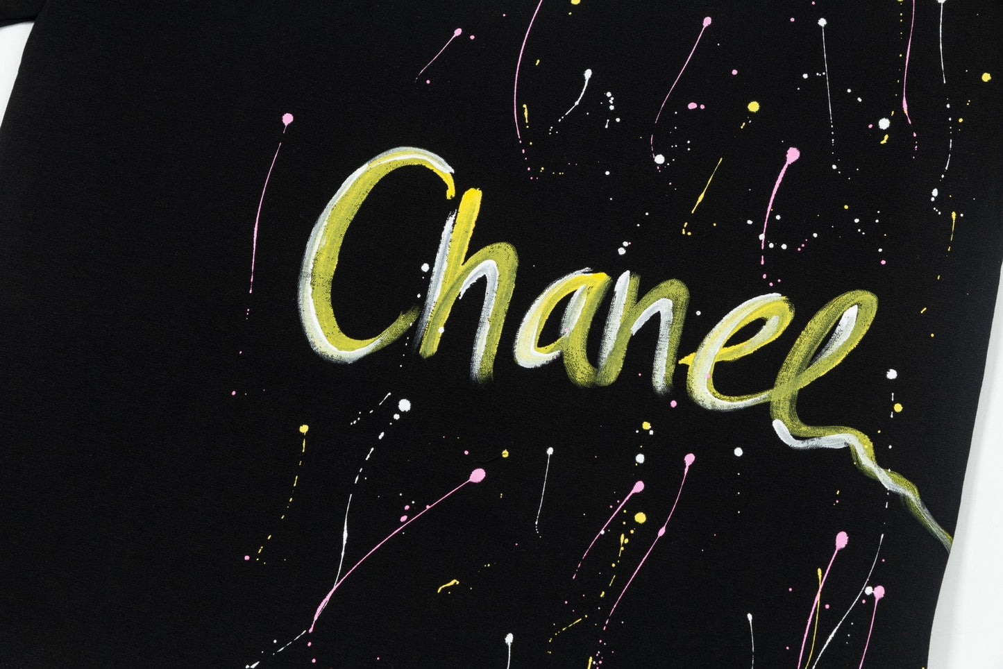 Colorful handmade graffiti t-shirt