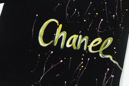 Colorful handmade graffiti t-shirt