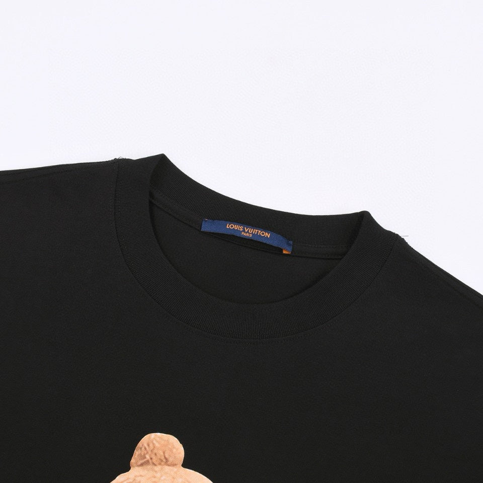 Bear print fashion t-shirt