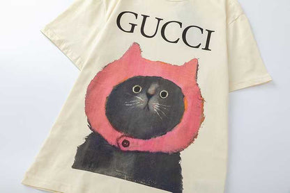 New cat cartoon t-shirt