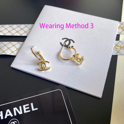 Removable Love Heart Fashion Earrings
